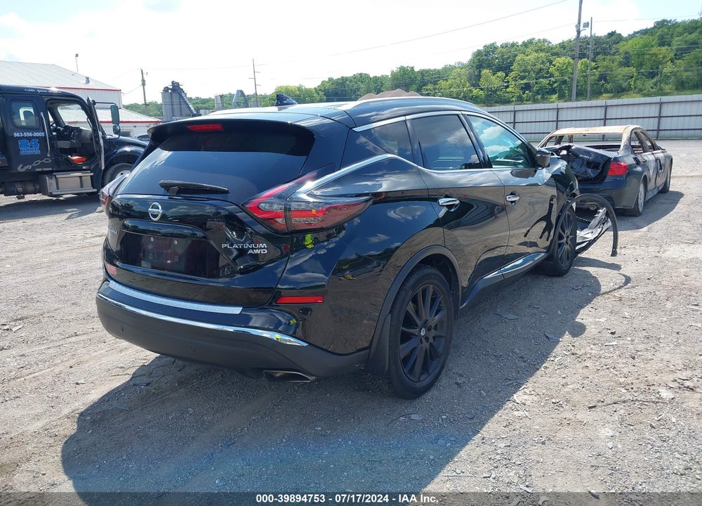 2020 NISSAN MURANO PLATINUM INTELLIGENT AWD VIN: 5N1AZ2DS9LN175223