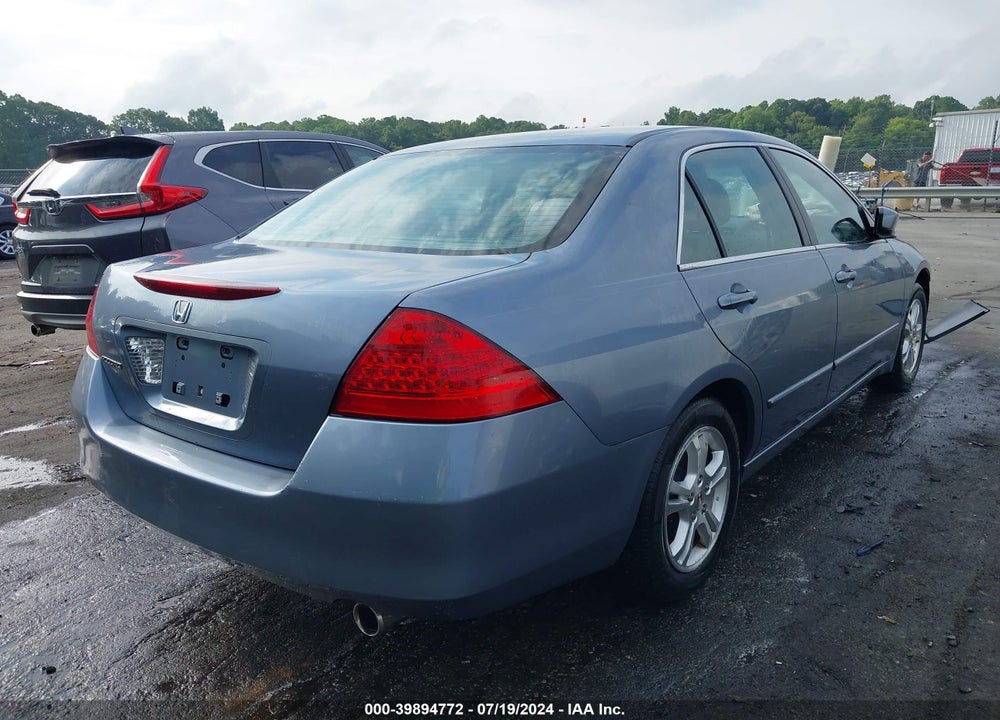 2007 HONDA ACCORD 2.4 EX VIN: 1HGCM56737A083576