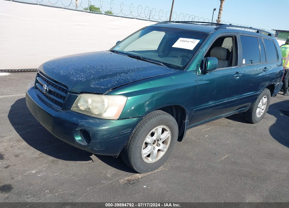 2003 TOYOTA HIGHLANDER V6 VIN: JTEGF21A730120944