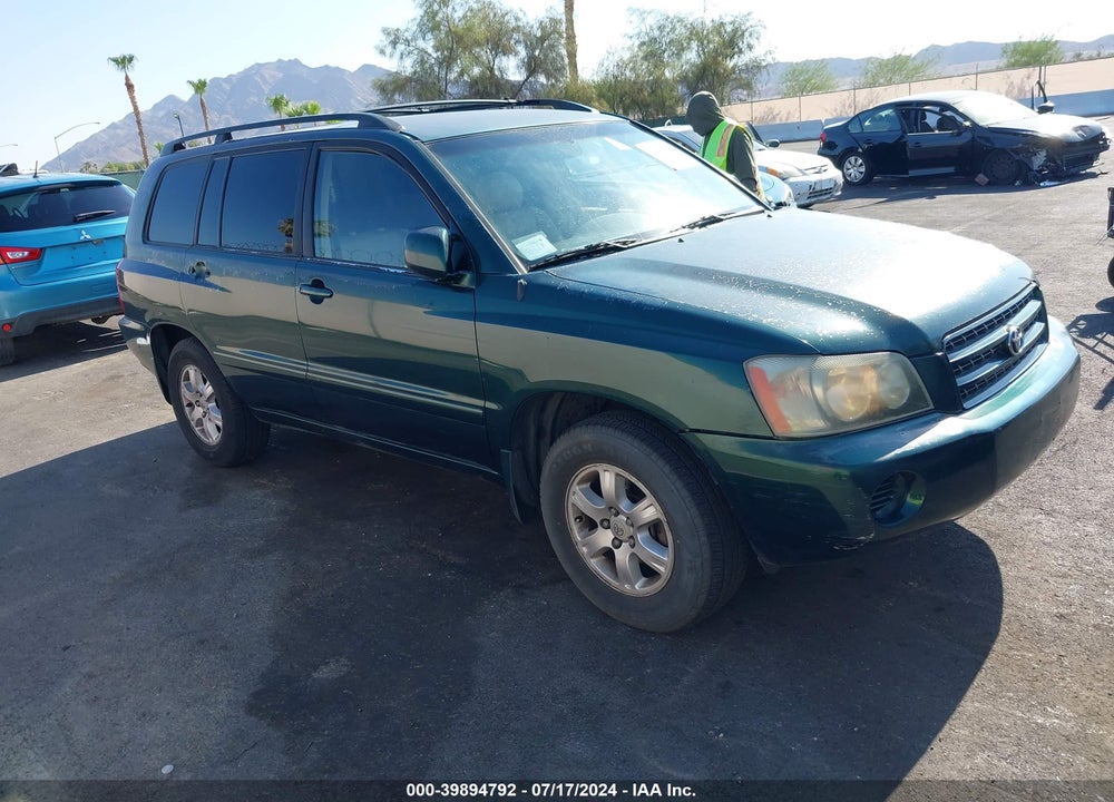 2003 TOYOTA HIGHLANDER V6 VIN: JTEGF21A730120944