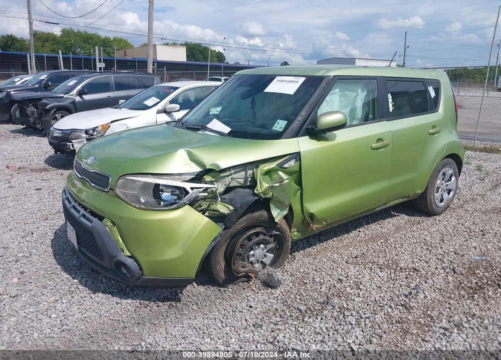 2014 KIA SOUL VIN: KNDJN2A20E7707762