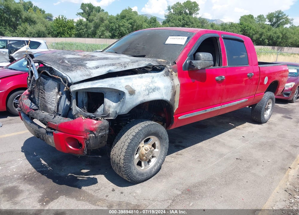 2008 DODGE RAM 2500 LARAMIE VIN: 3D7KS29A08G109453