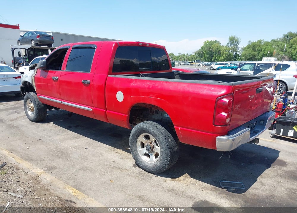 2008 DODGE RAM 2500 LARAMIE VIN: 3D7KS29A08G109453