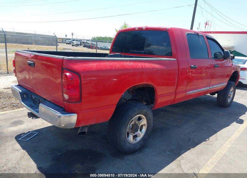 2008 DODGE RAM 2500 LARAMIE VIN: 3D7KS29A08G109453