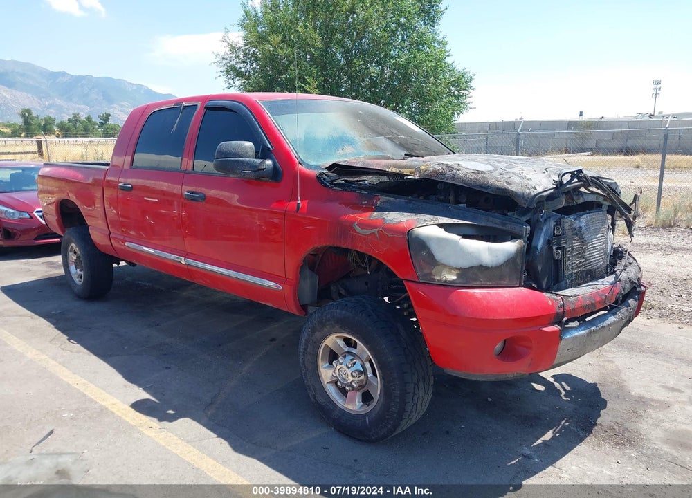 2008 DODGE RAM 2500 LARAMIE VIN: 3D7KS29A08G109453