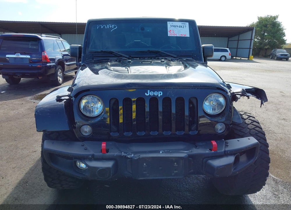 2016 JEEP WRANGLER UNLIMITED RUBICON HARD ROCK VIN: 1C4BJWFGXGL286171