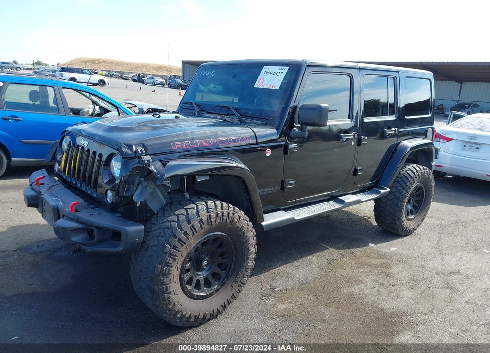 2016 JEEP WRANGLER UNLIMITED RUBICON HARD ROCK VIN: 1C4BJWFGXGL286171