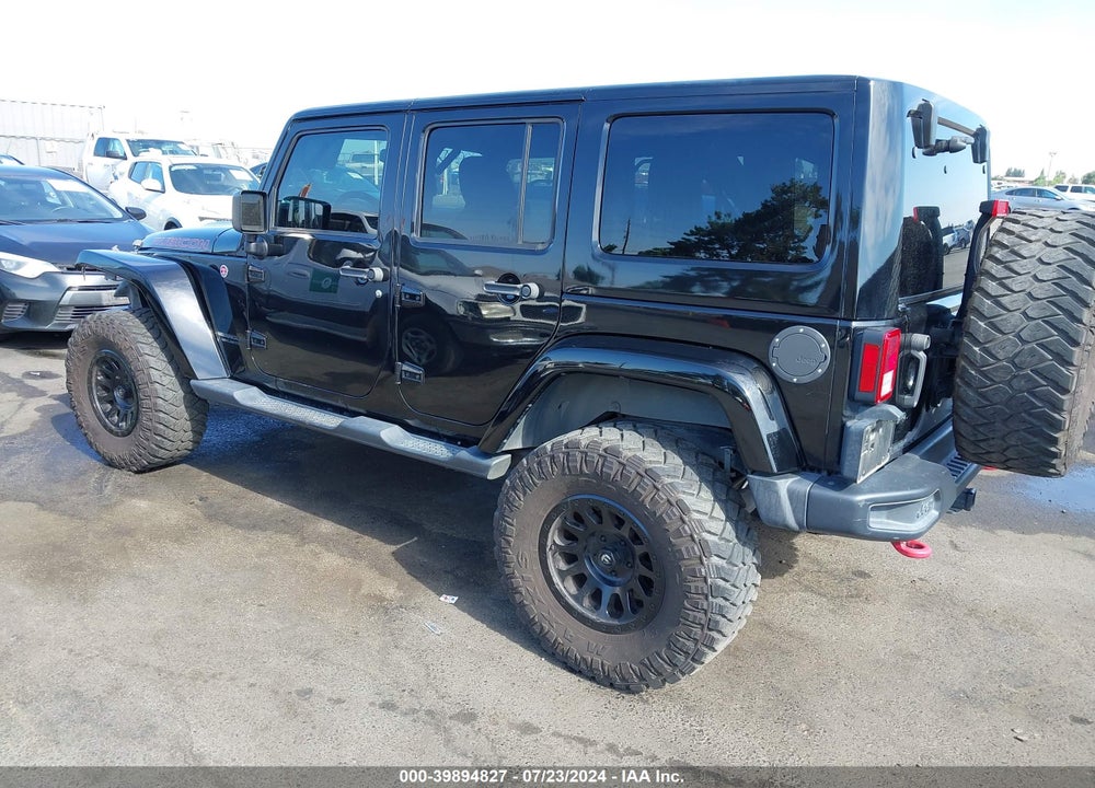 2016 JEEP WRANGLER UNLIMITED RUBICON HARD ROCK VIN: 1C4BJWFGXGL286171