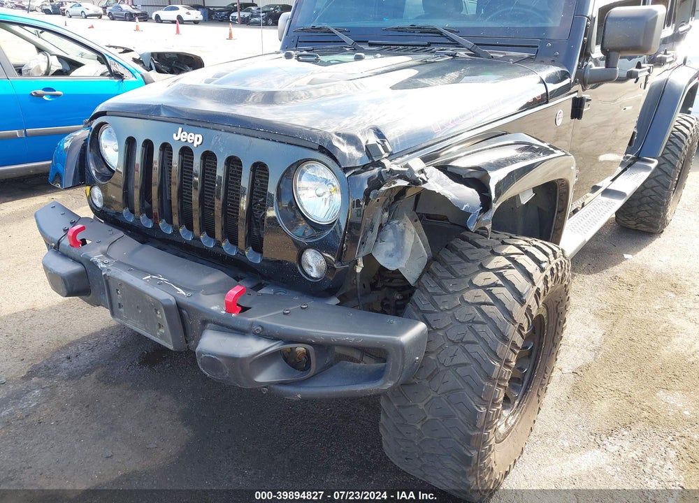 2016 JEEP WRANGLER UNLIMITED RUBICON HARD ROCK VIN: 1C4BJWFGXGL286171