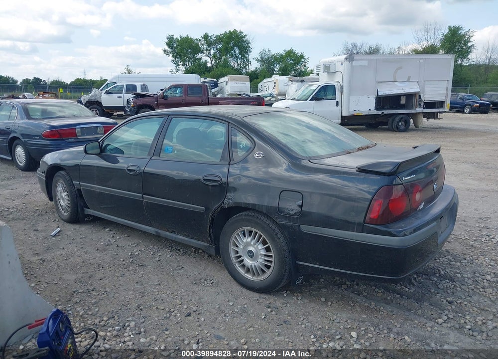 2002 CHEVROLET IMPALA VIN: 2G1WF55E629129596