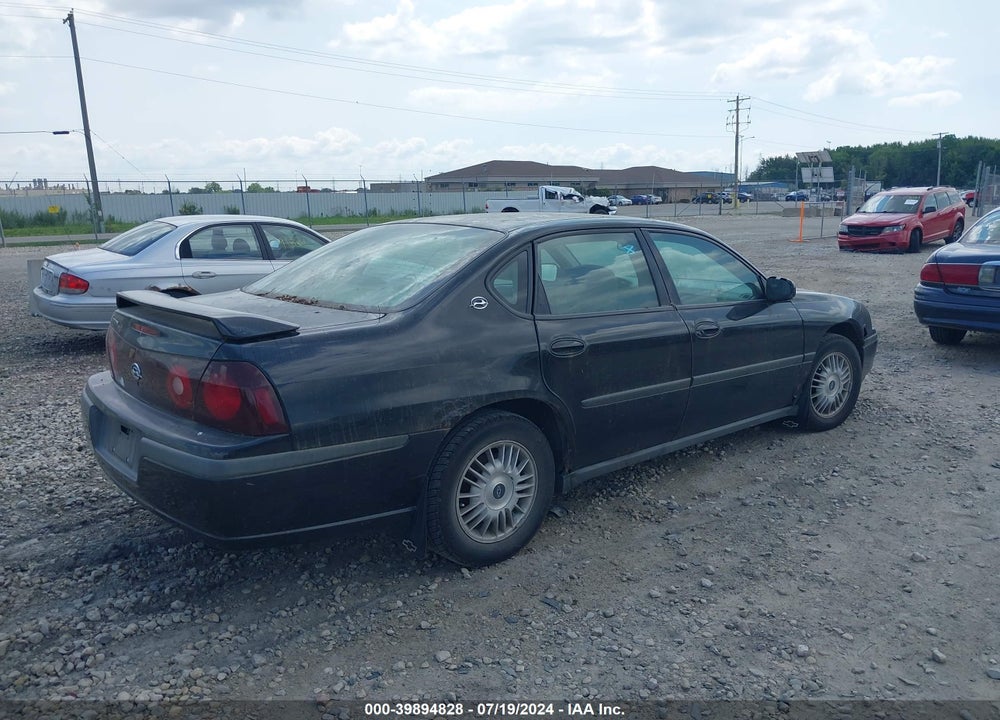 2002 CHEVROLET IMPALA VIN: 2G1WF55E629129596