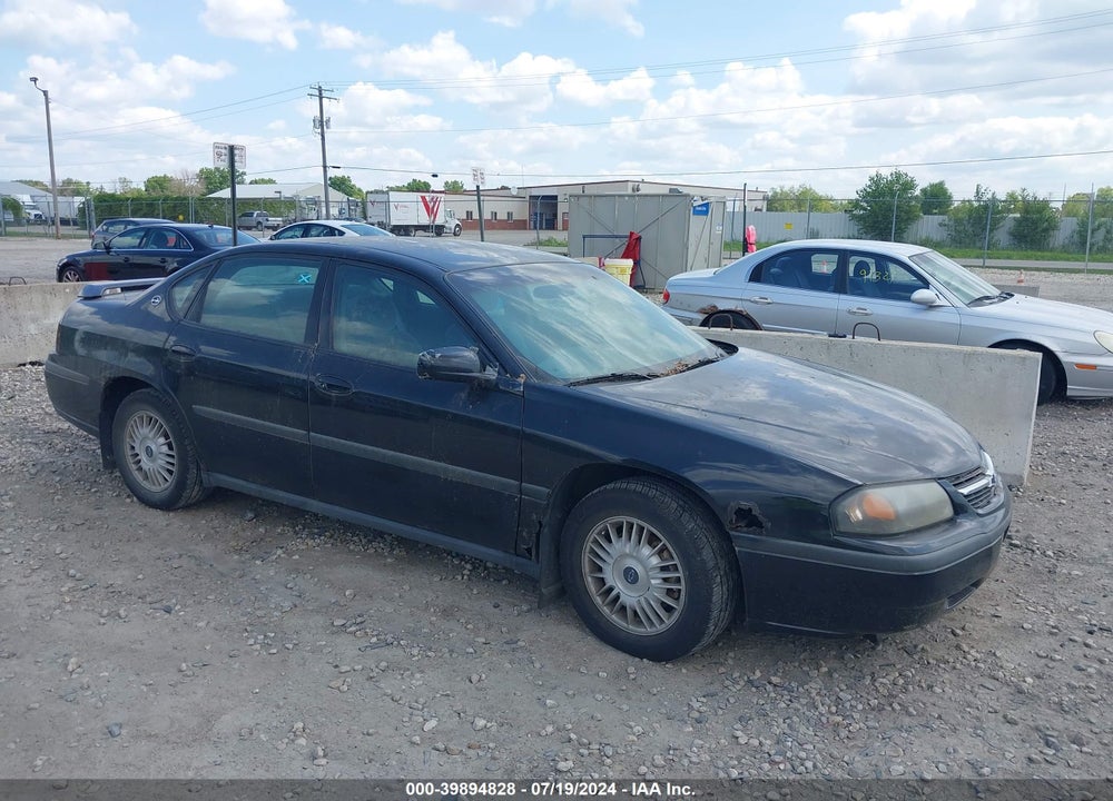 2002 CHEVROLET IMPALA VIN: 2G1WF55E629129596