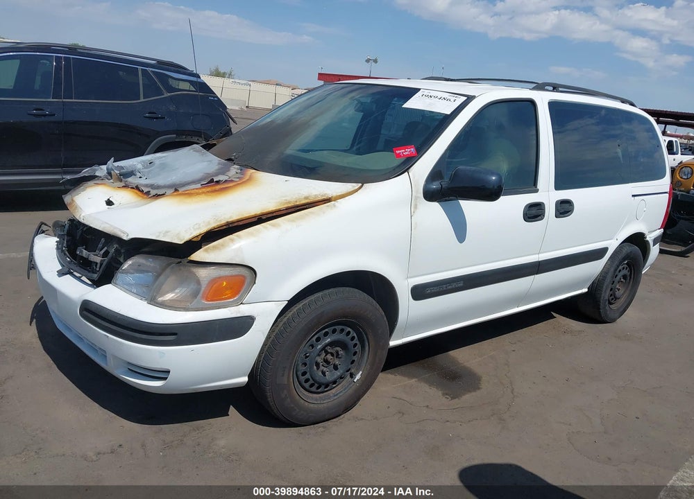 2002 CHEVROLET VENTURE VALUE VAN VIN: 1GNDU23E92D211662