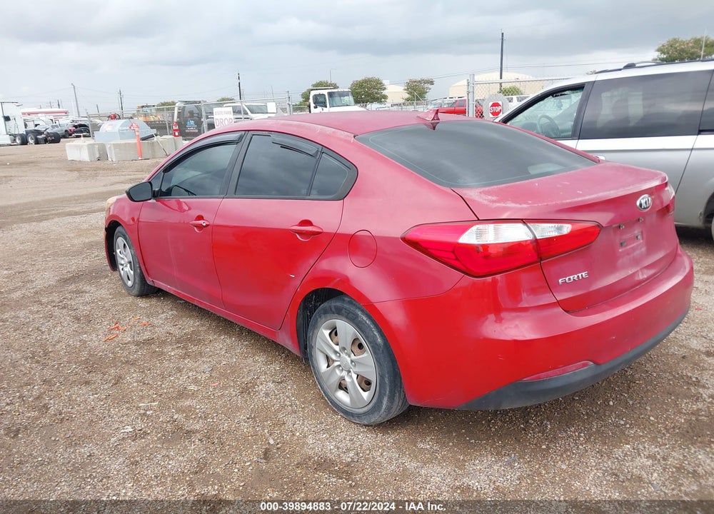 2016 KIA FORTE LX VIN: KNAFK4A6XG5593276