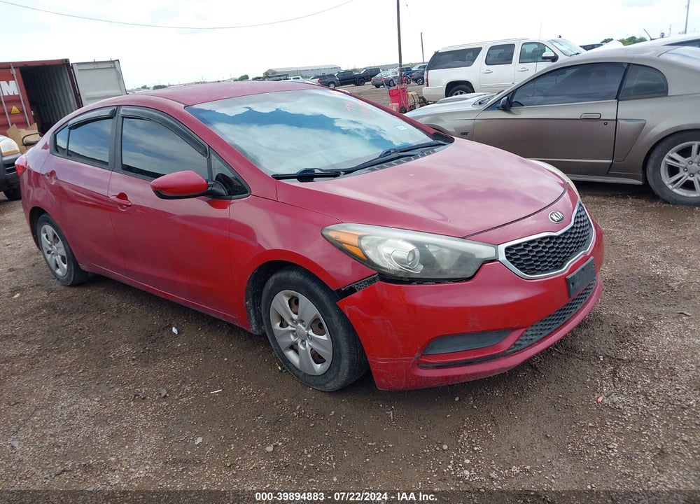 2016 KIA FORTE LX VIN: KNAFK4A6XG5593276