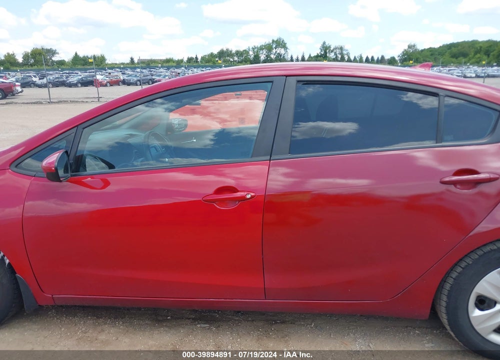 2016 KIA FORTE VIN: KNAFK4A63G5567277