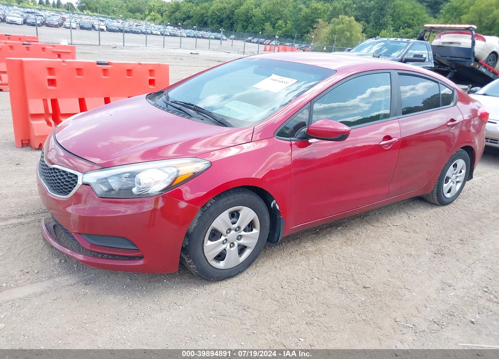 2016 KIA FORTE VIN: KNAFK4A63G5567277