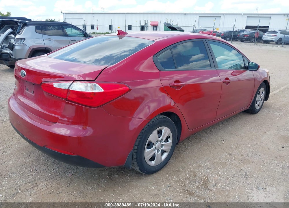 2016 KIA FORTE VIN: KNAFK4A63G5567277