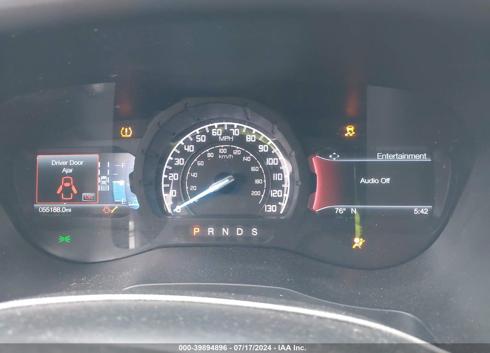 2019 FORD RANGER LARIAT VIN: 1FTER4FH9KLA00676