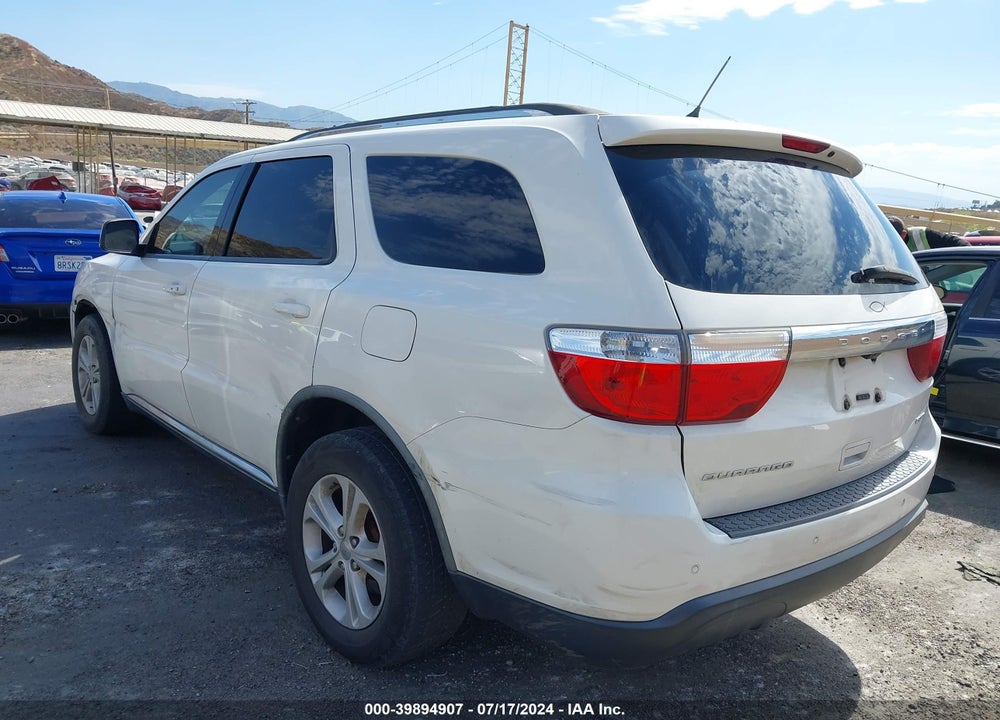 2012 DODGE DURANGO CREW VIN: 1C4RDHDG3CC120041