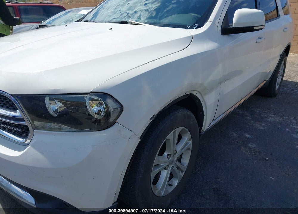 2012 DODGE DURANGO CREW VIN: 1C4RDHDG3CC120041