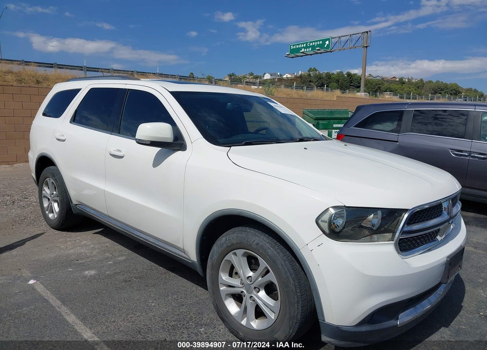 2012 DODGE DURANGO CREW VIN: 1C4RDHDG3CC120041
