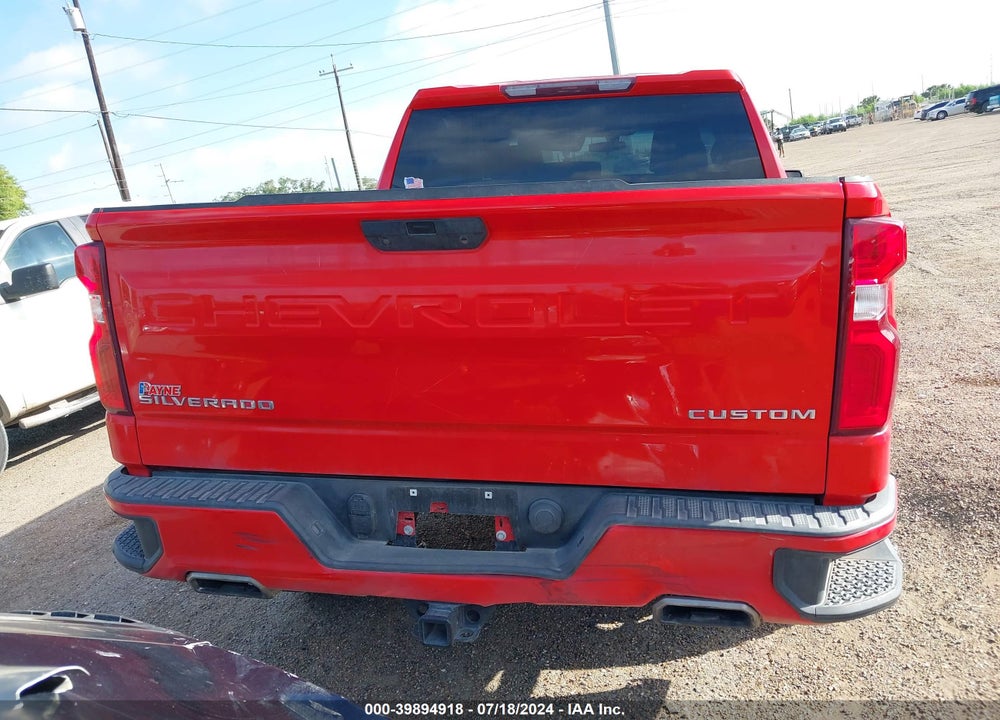 2020 CHEVROLET SILVERADO 1500 2WD SHORT BED CUSTOM VIN: 3GCPWBEF0LG170932