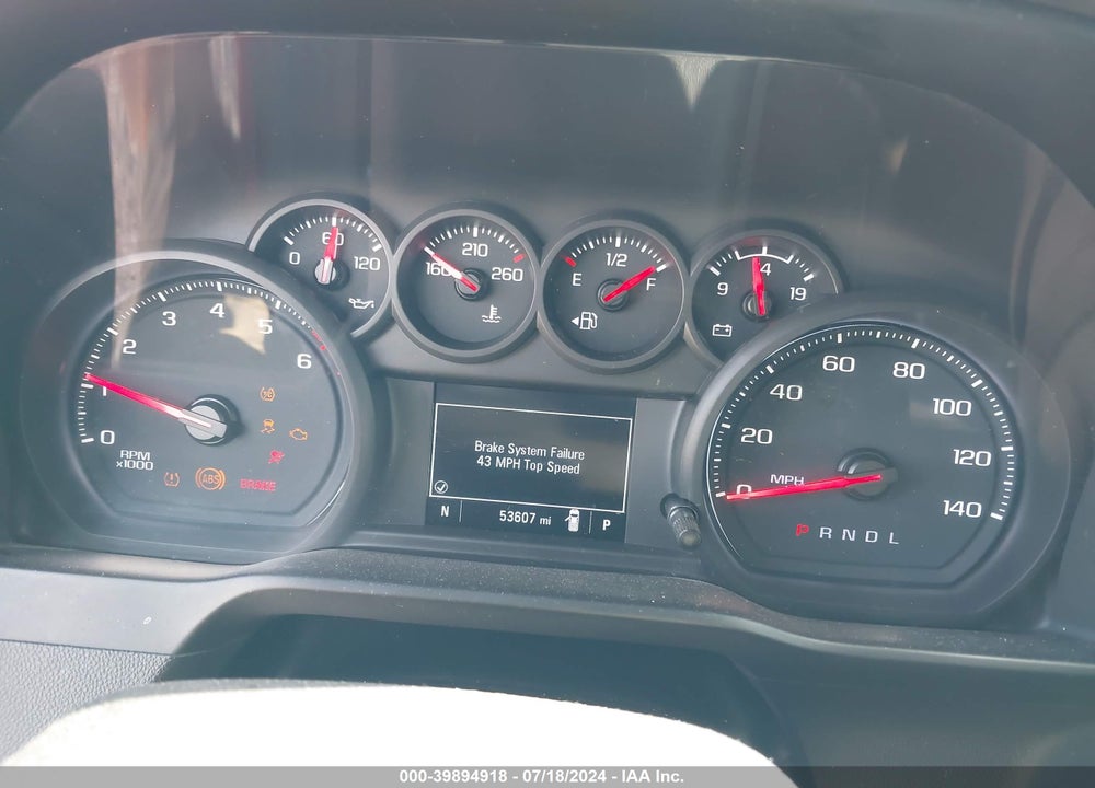 2020 CHEVROLET SILVERADO 1500 2WD SHORT BED CUSTOM VIN: 3GCPWBEF0LG170932