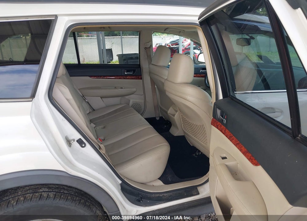 2010 SUBARU OUTBACK 2.5I LIMITED VIN: 4S4BRBKCXA3383782
