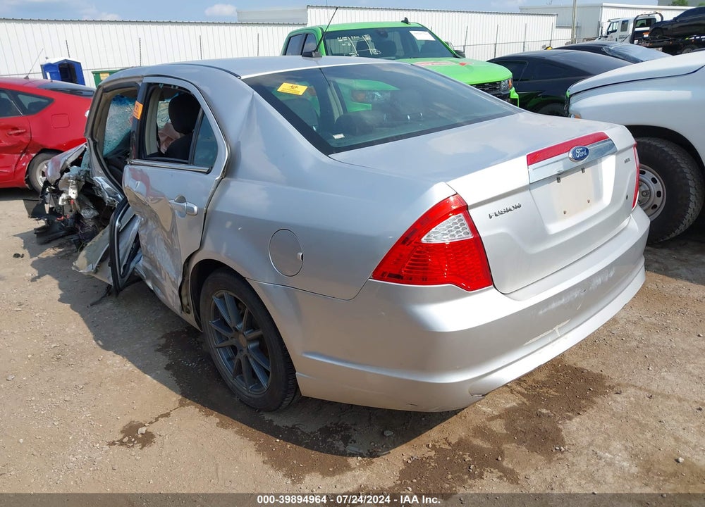 2012 FORD FUSION SEL VIN: 3FAHP0JA0CR400348