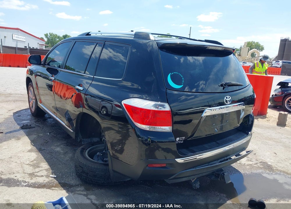 2013 TOYOTA HIGHLANDER LIMITED V6 VIN: 5TDYK3EH2DS101699