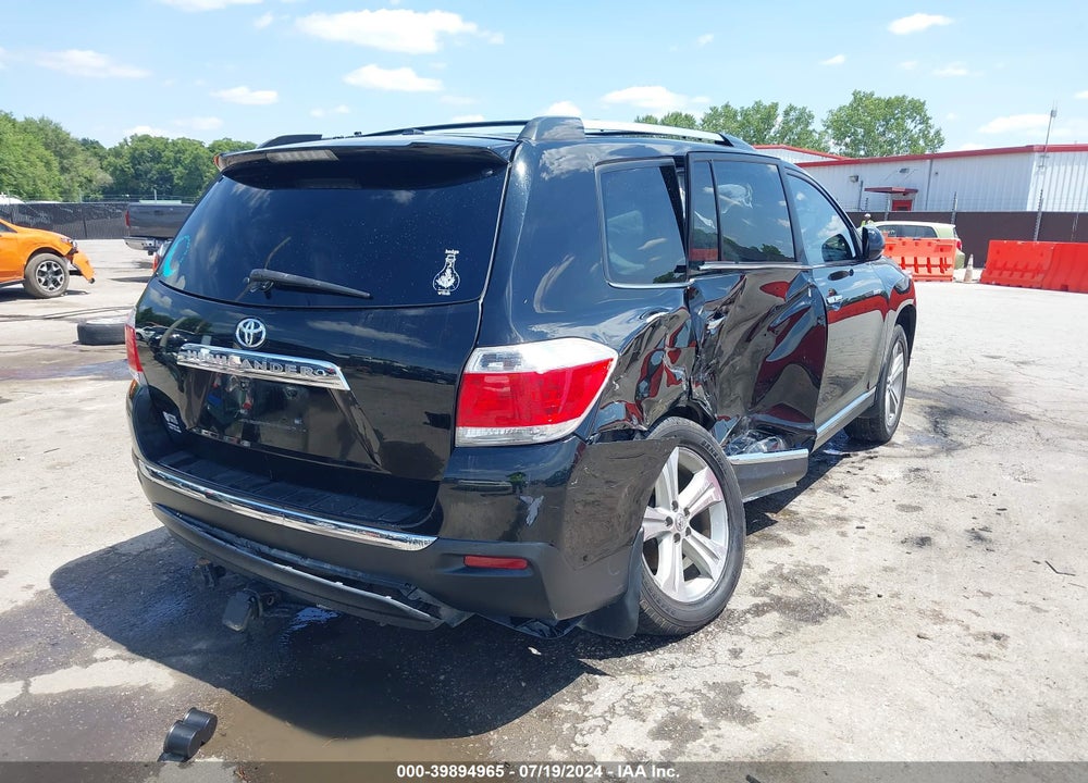 2013 TOYOTA HIGHLANDER LIMITED V6 VIN: 5TDYK3EH2DS101699