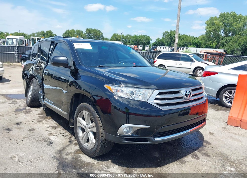 2013 TOYOTA HIGHLANDER LIMITED V6 VIN: 5TDYK3EH2DS101699