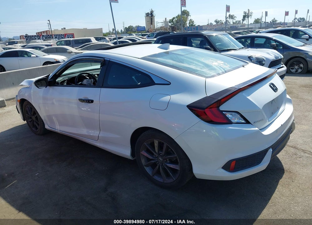 2019 HONDA CIVIC EX VIN: 2HGFC3B3XKH356773