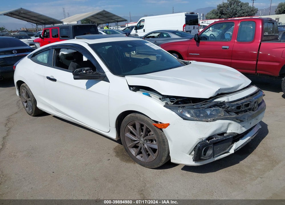 2019 HONDA CIVIC EX VIN: 2HGFC3B3XKH356773