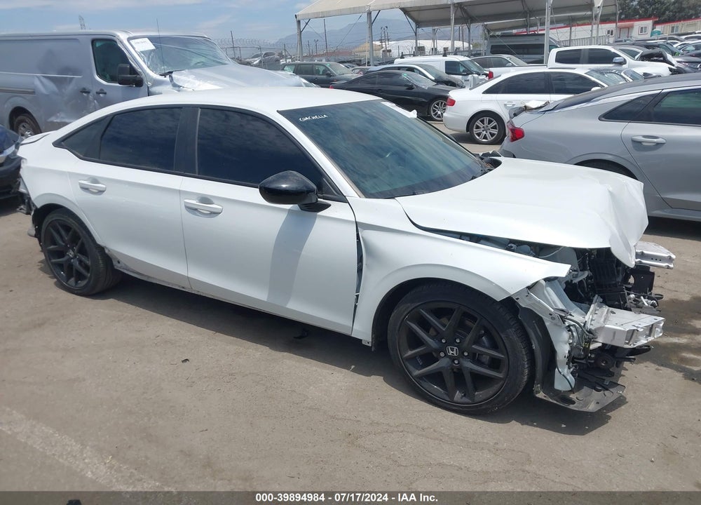 2022 HONDA CIVIC SPORT VIN: 2HGFE2F52NH579040