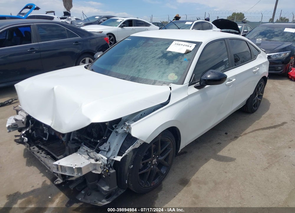 2022 HONDA CIVIC SPORT VIN: 2HGFE2F52NH579040
