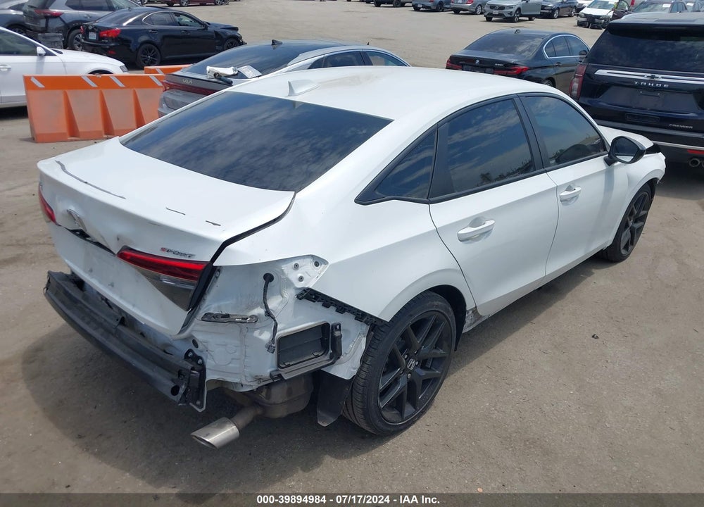 2022 HONDA CIVIC SPORT VIN: 2HGFE2F52NH579040