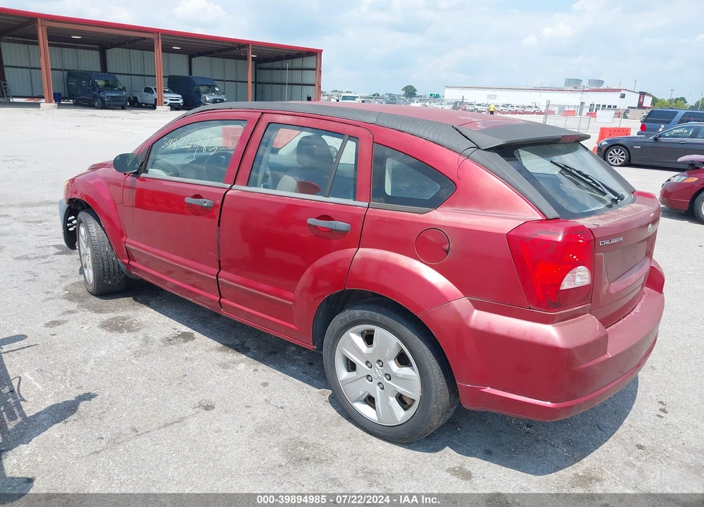 2007 DODGE CALIBER SXT VIN: 1B3HB48B37D519266