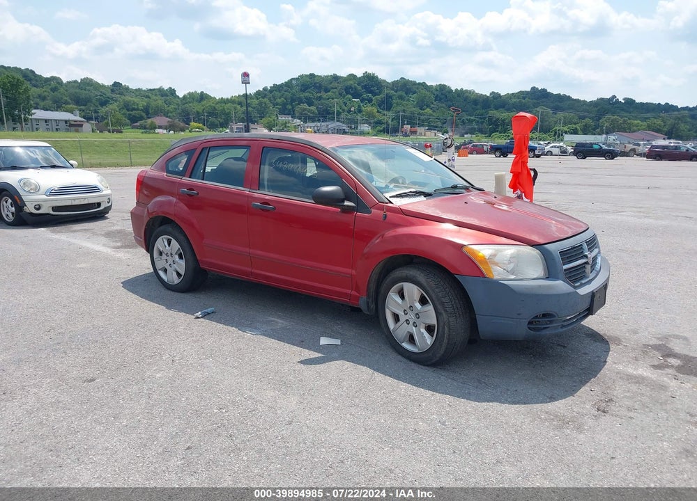 2007 DODGE CALIBER SXT VIN: 1B3HB48B37D519266