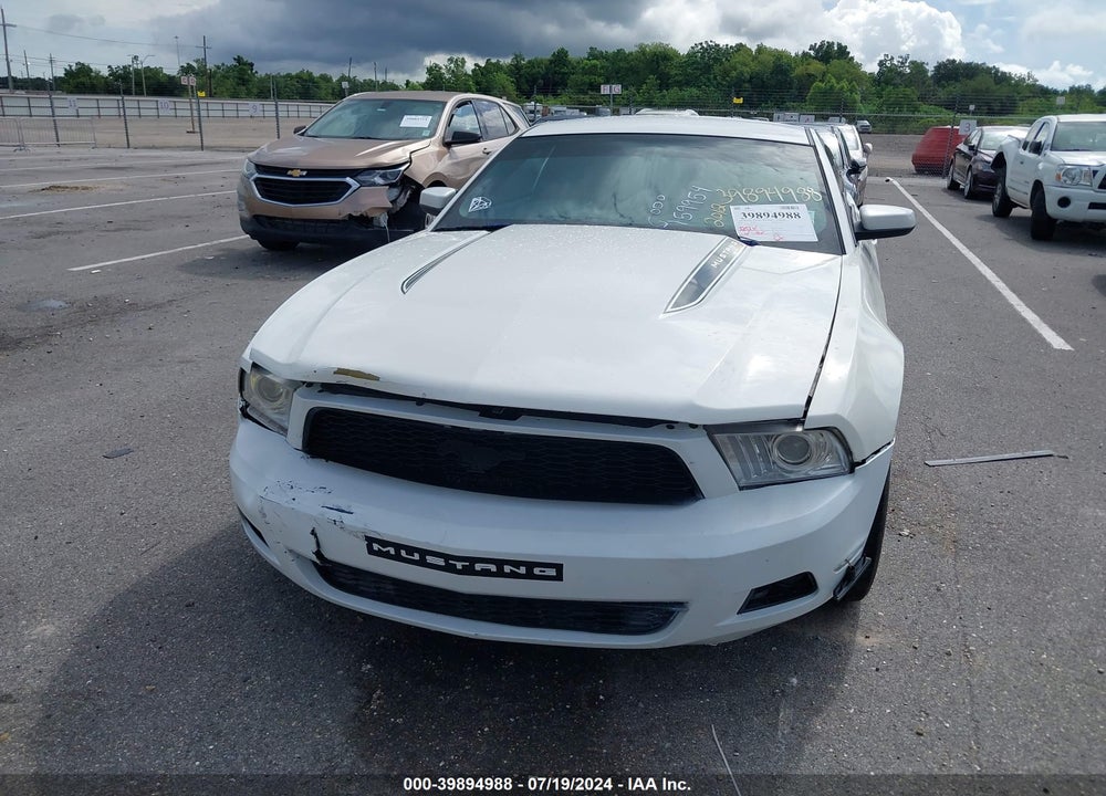 2012 FORD MUSTANG V6 PREMIUM VIN: 1ZVBP8AM8C5214615