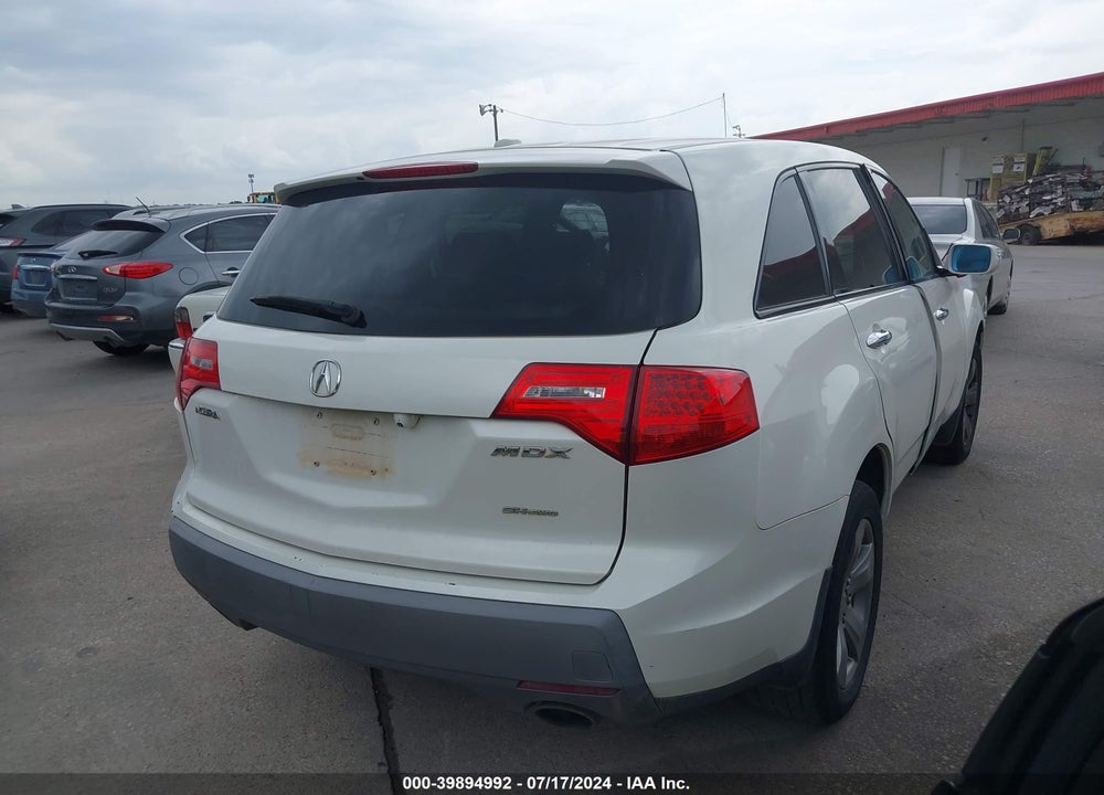 2009 ACURA MDX SPORT PACKAGE VIN: 2HNYD28829H502587