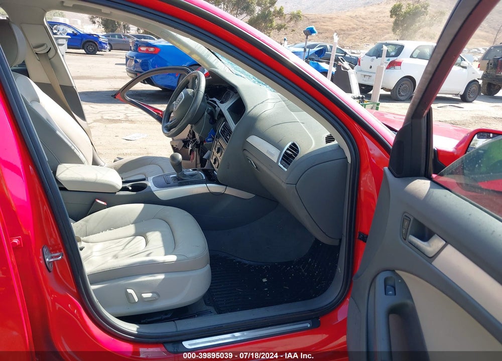 2012 AUDI A4 2.0T PREMIUM VIN: WAUBFAFL3CN015935