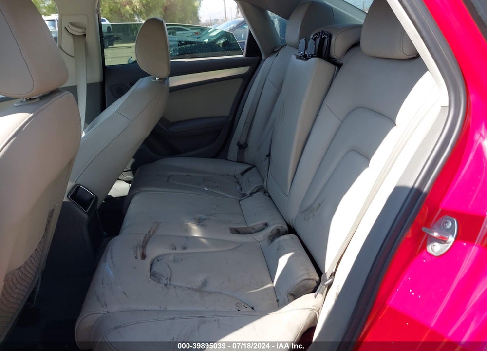 2012 AUDI A4 2.0T PREMIUM VIN: WAUBFAFL3CN015935