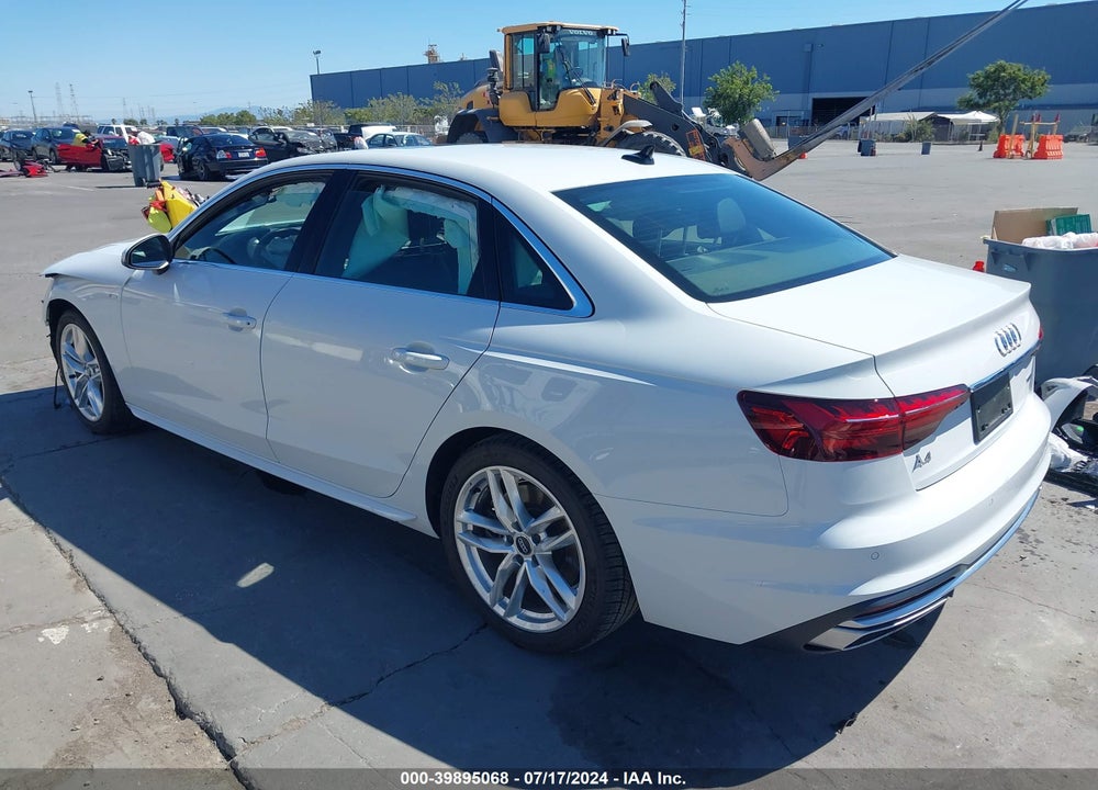 2021 AUDI A4 PREMIUM PLUS 45 TFSI S LINE QUATTRO S TRONIC VIN: WAUEAAF44MN006148