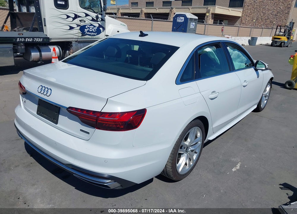 2021 AUDI A4 PREMIUM PLUS 45 TFSI S LINE QUATTRO S TRONIC VIN: WAUEAAF44MN006148