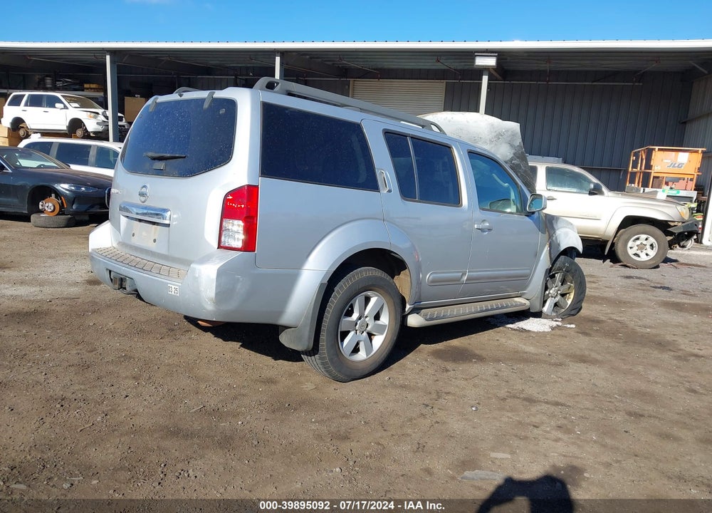 2012 NISSAN PATHFINDER SV VIN: 5N1AR1NB8CC604534