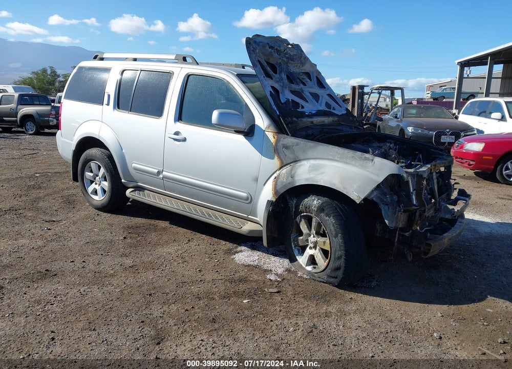2012 NISSAN PATHFINDER SV VIN: 5N1AR1NB8CC604534