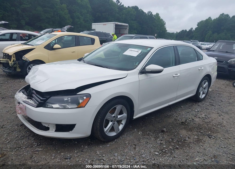 2012 VOLKSWAGEN PASSAT 2.5L SE VIN: 1VWBP7A31CC015743