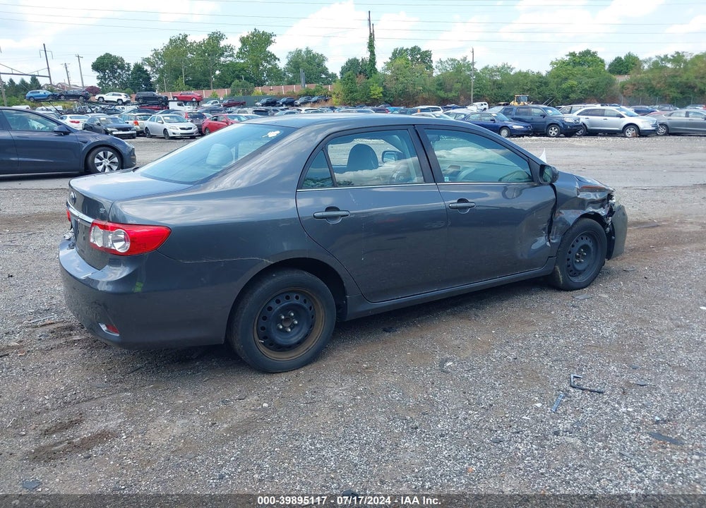 2013 TOYOTA COROLLA LE VIN: 2T1BU4EE5DC051546